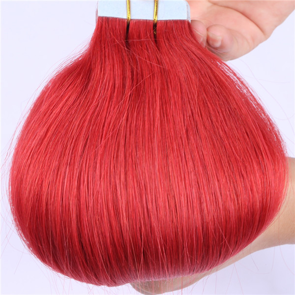 China factory red tape in hair extensions XS095